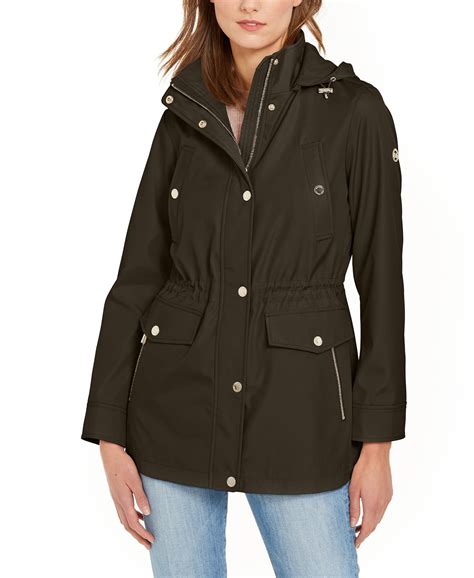 women's coat michael kors|Michael Kors anorak jacket women.